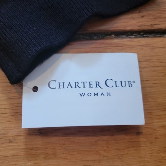 Black Charter Club Top - 2X - Picture 6 of 7